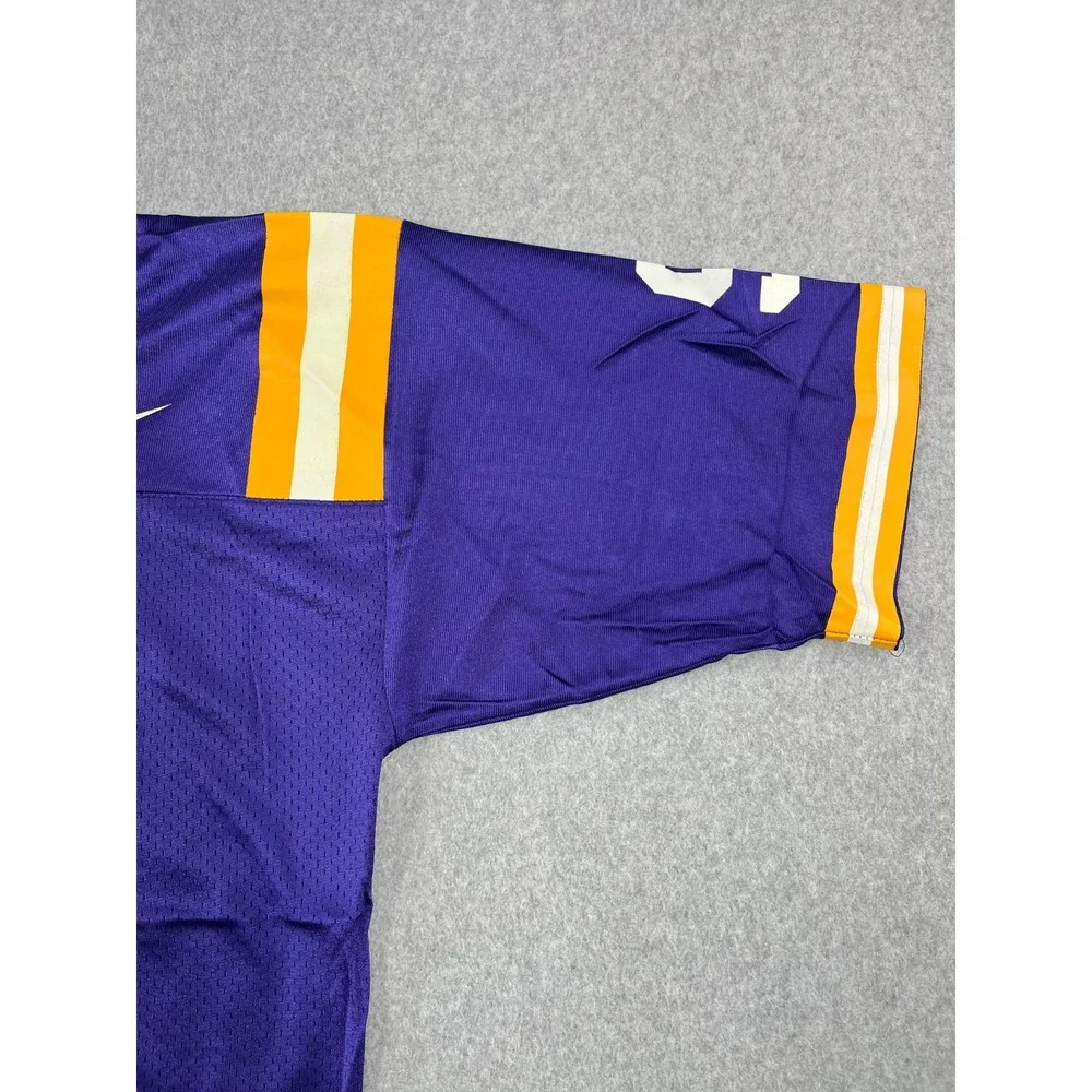 Vintage LSU Tigers Football Jersey Mens M Purple Mesh Y2K Nike Joe Burrow
